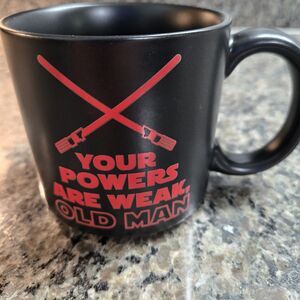 Hallmark Star Wars DARTH VADER Your Powers Are Weak Old Man Matte Coffee Mug Cup